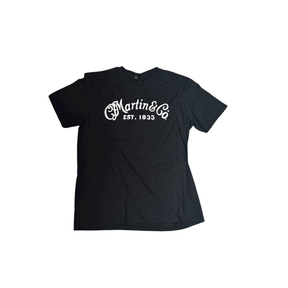 District Black Graphic Men's Tee Martin & Co. Guitars L